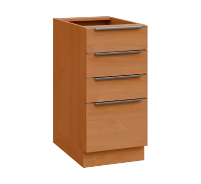 SIS - 4Z41 spodní skříňka, 4-zásuvková, 870x400x600, buk royal